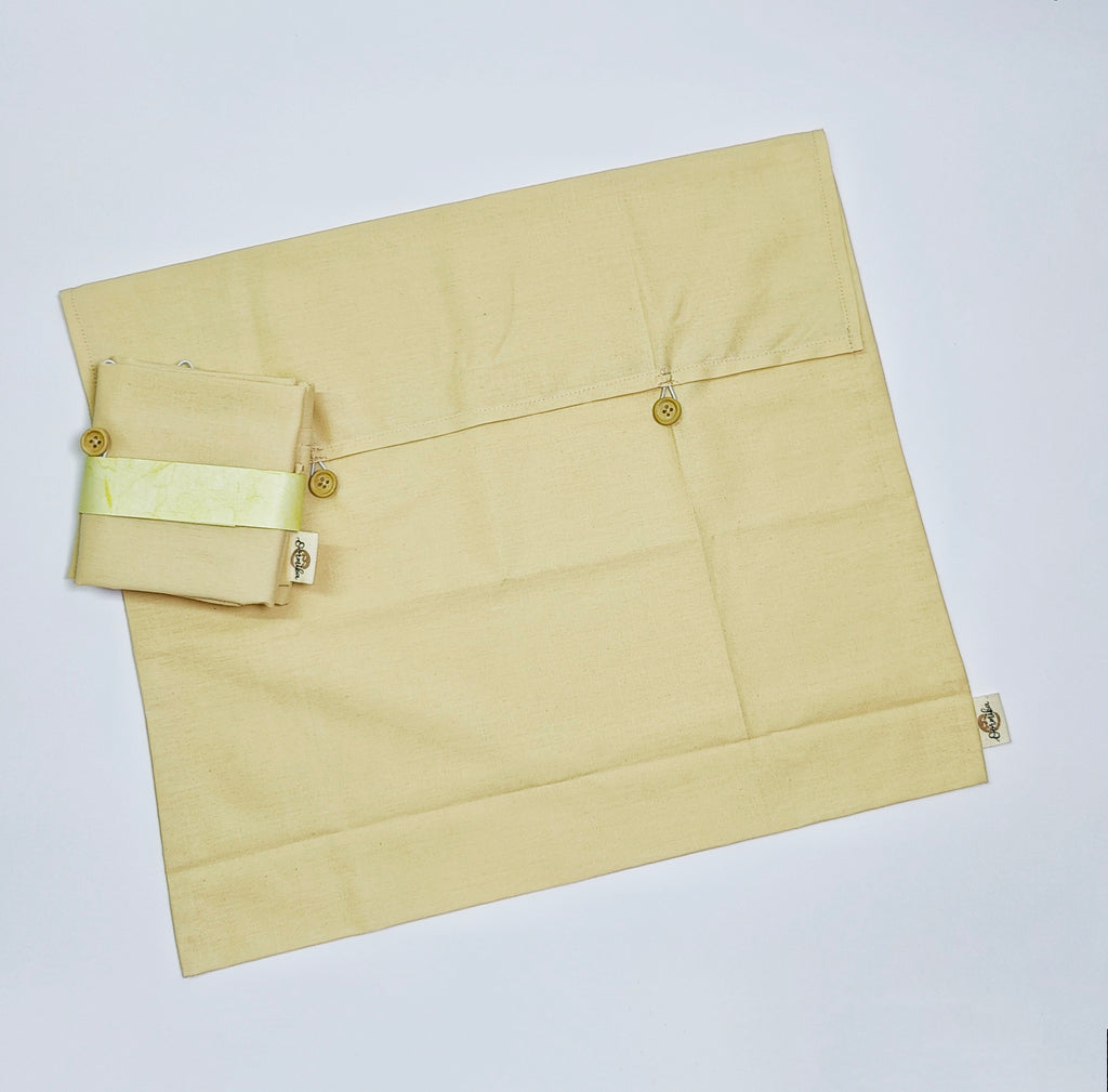 Saree Bag/ Saree Cover - Wheat Brown - Set of 2