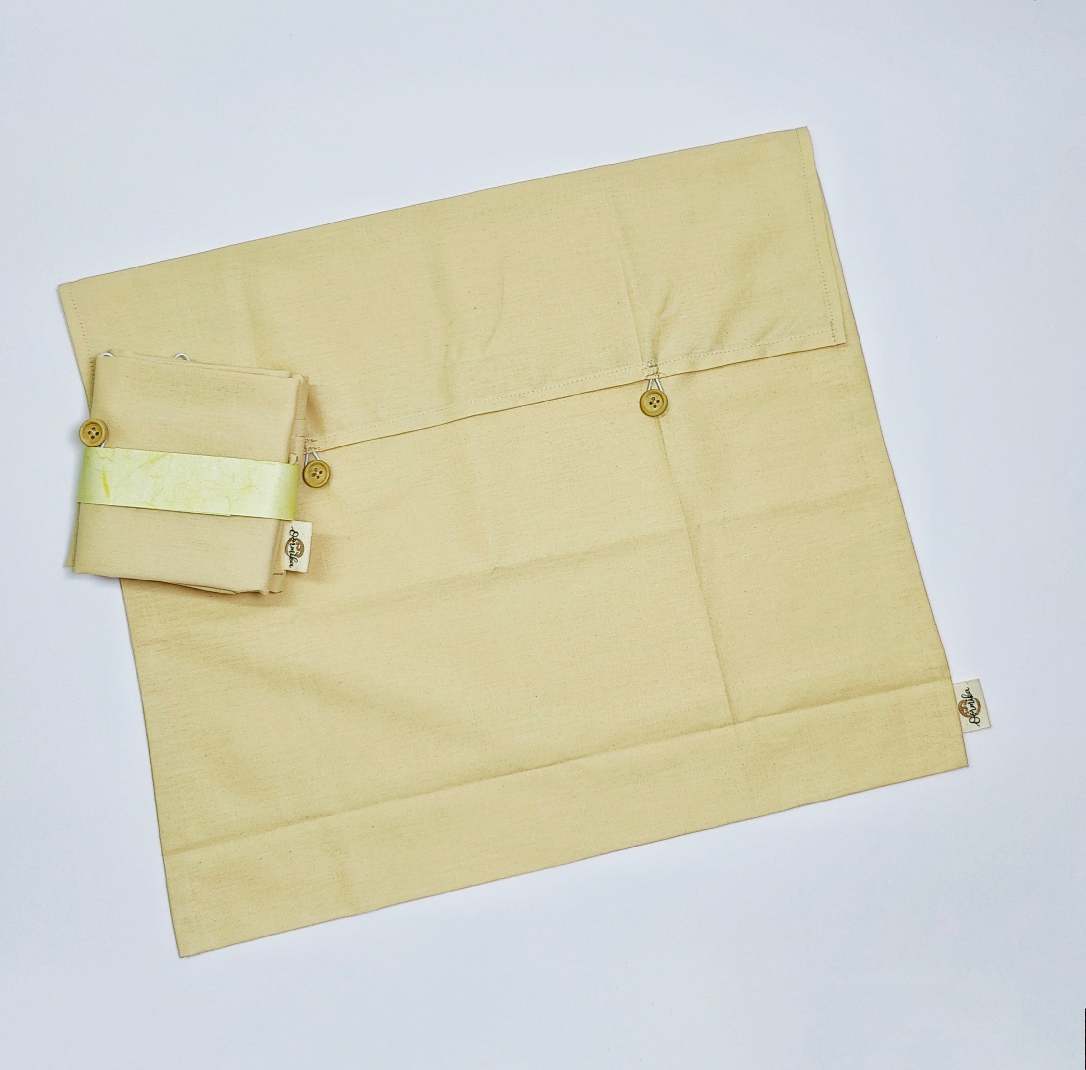 Saree Bag/ Saree Cover - Wheat Brown - Set of 2