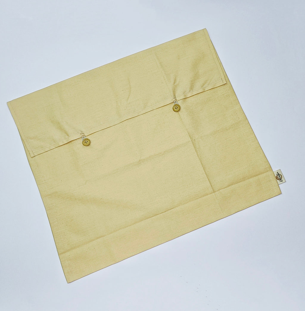 Saree Bag/ Saree Cover - Wheat Brown - Set of 2