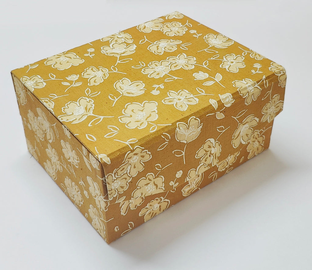 Double Level Jewellery Organizer - Brown Floral