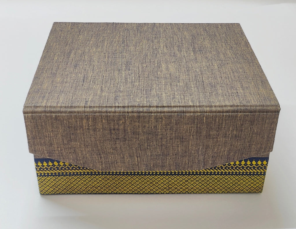 Double Level Jewellery Organizer - Blue-Grey Mangalagiri