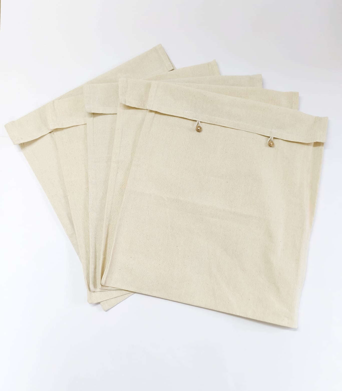 Saree Bag/ Saree Cover - Khadi Cotton - Set of 5