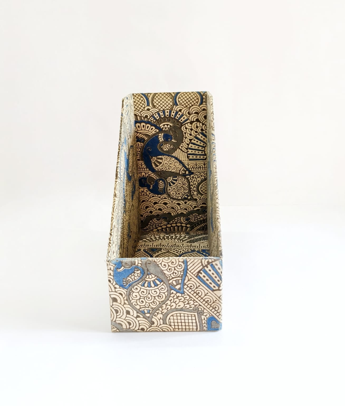 Book/ File Holder - A4 size - Grey Kalamkari