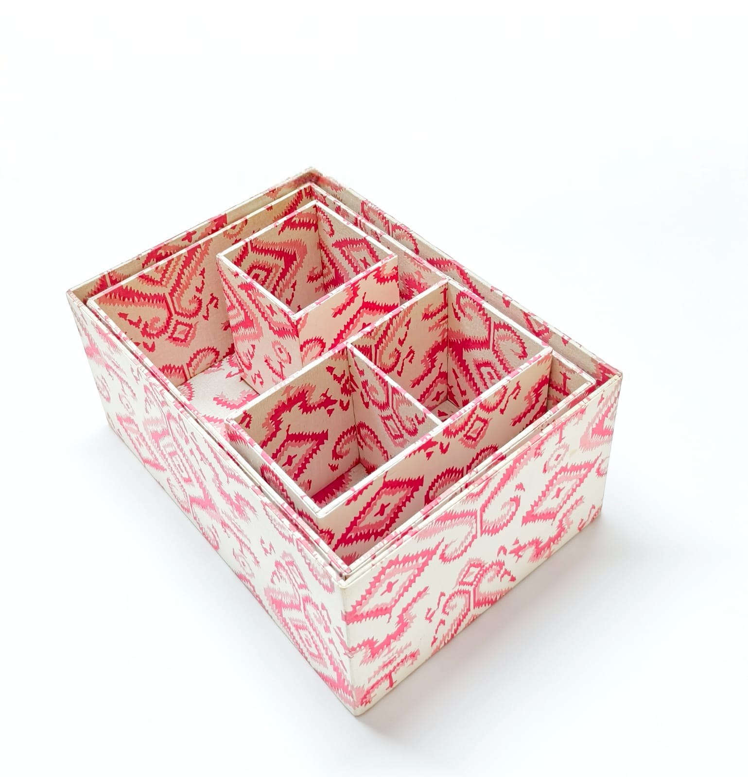 Set of 4 Desk Organizers - Pink