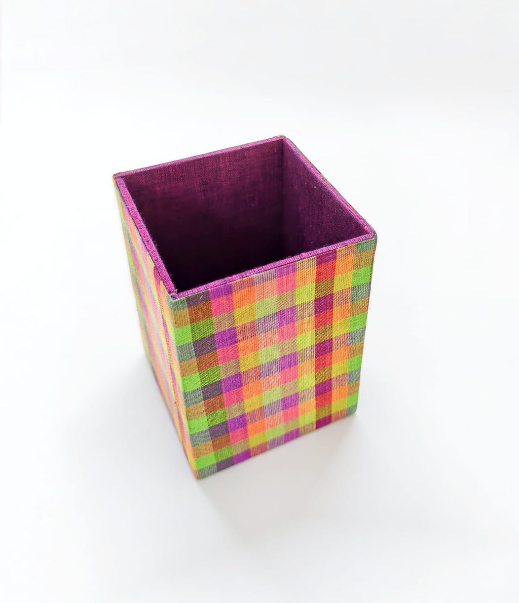 Small Pen Stand - Purple Mangalagiri