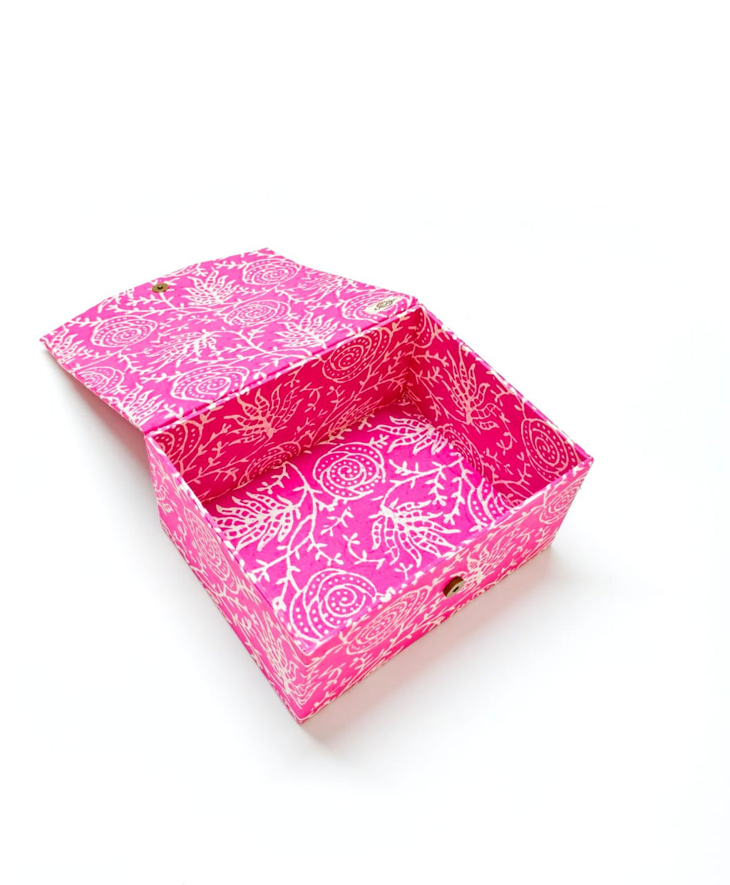 Closed Storage box - Floral Pink