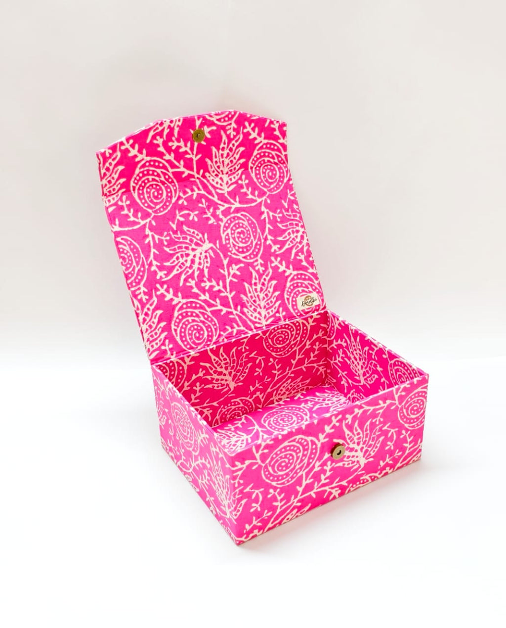 Closed Storage box - Floral Pink