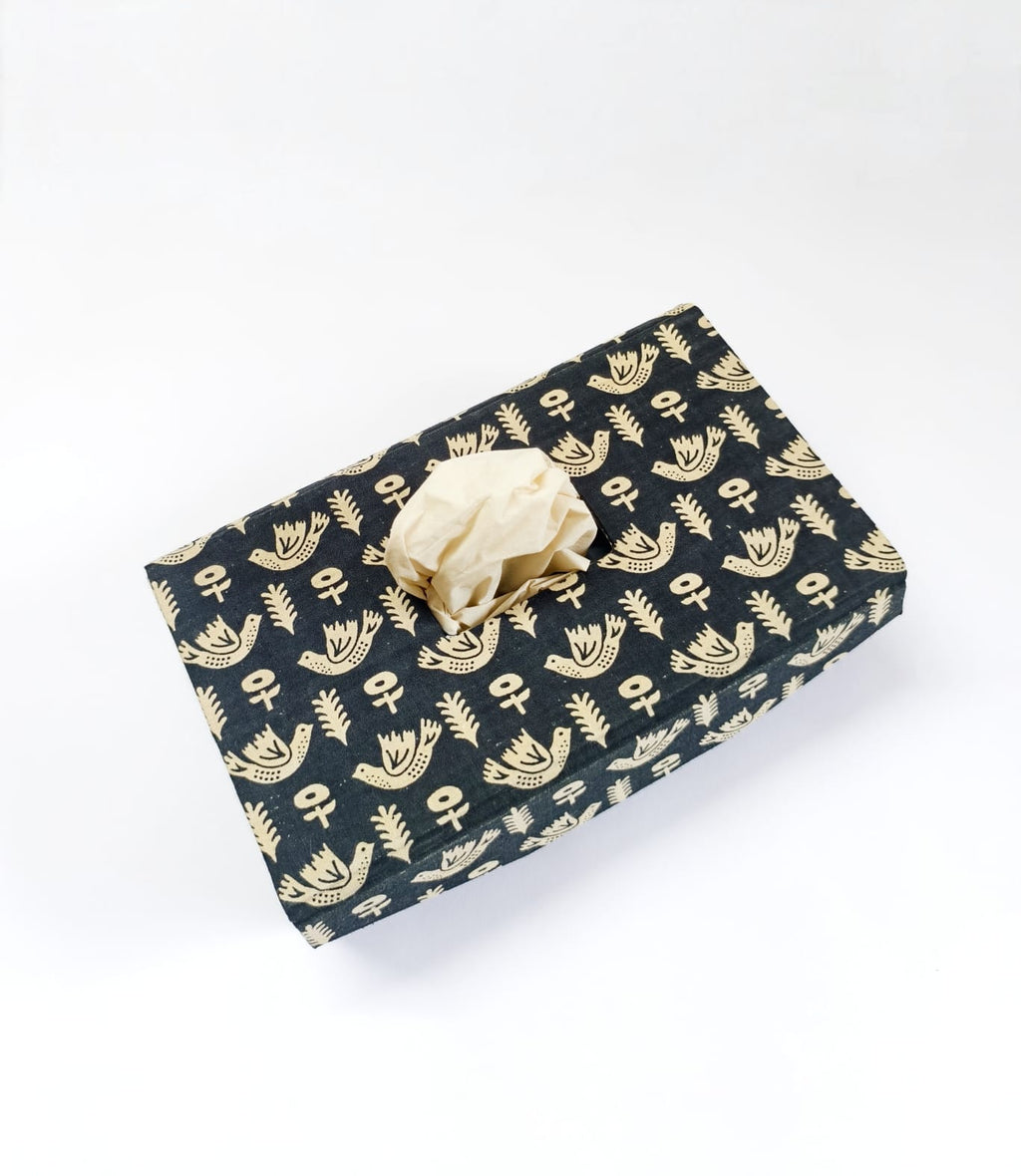 Rectangle tissue box - Black Birds