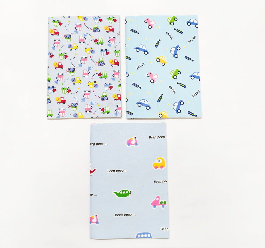 Notebooks - A5 size - Set of 3 - Vehicles