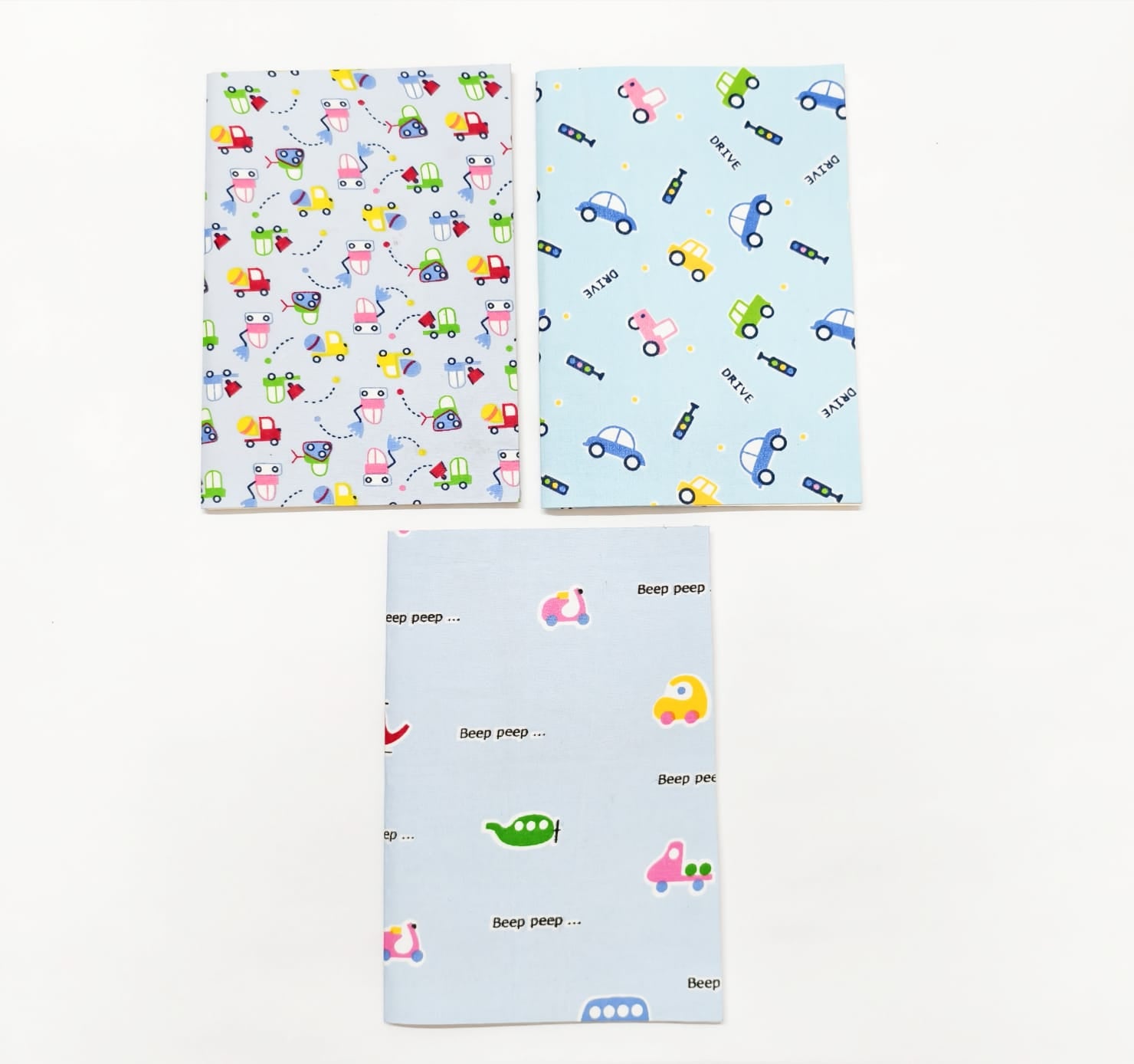 Notebooks - A5 size - Set of 3 - Vehicles