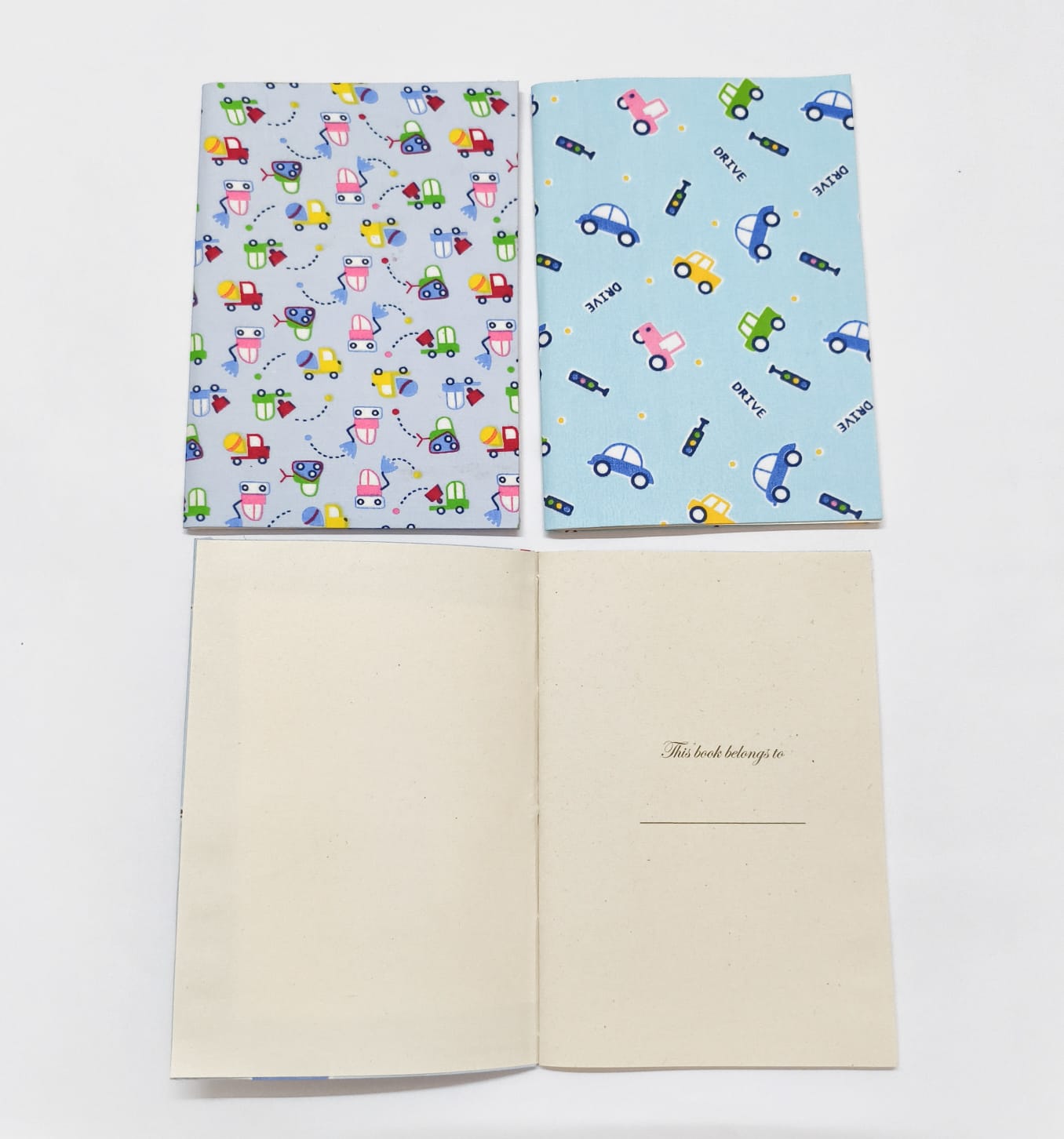 Notebooks - A5 size - Set of 3 - Vehicles