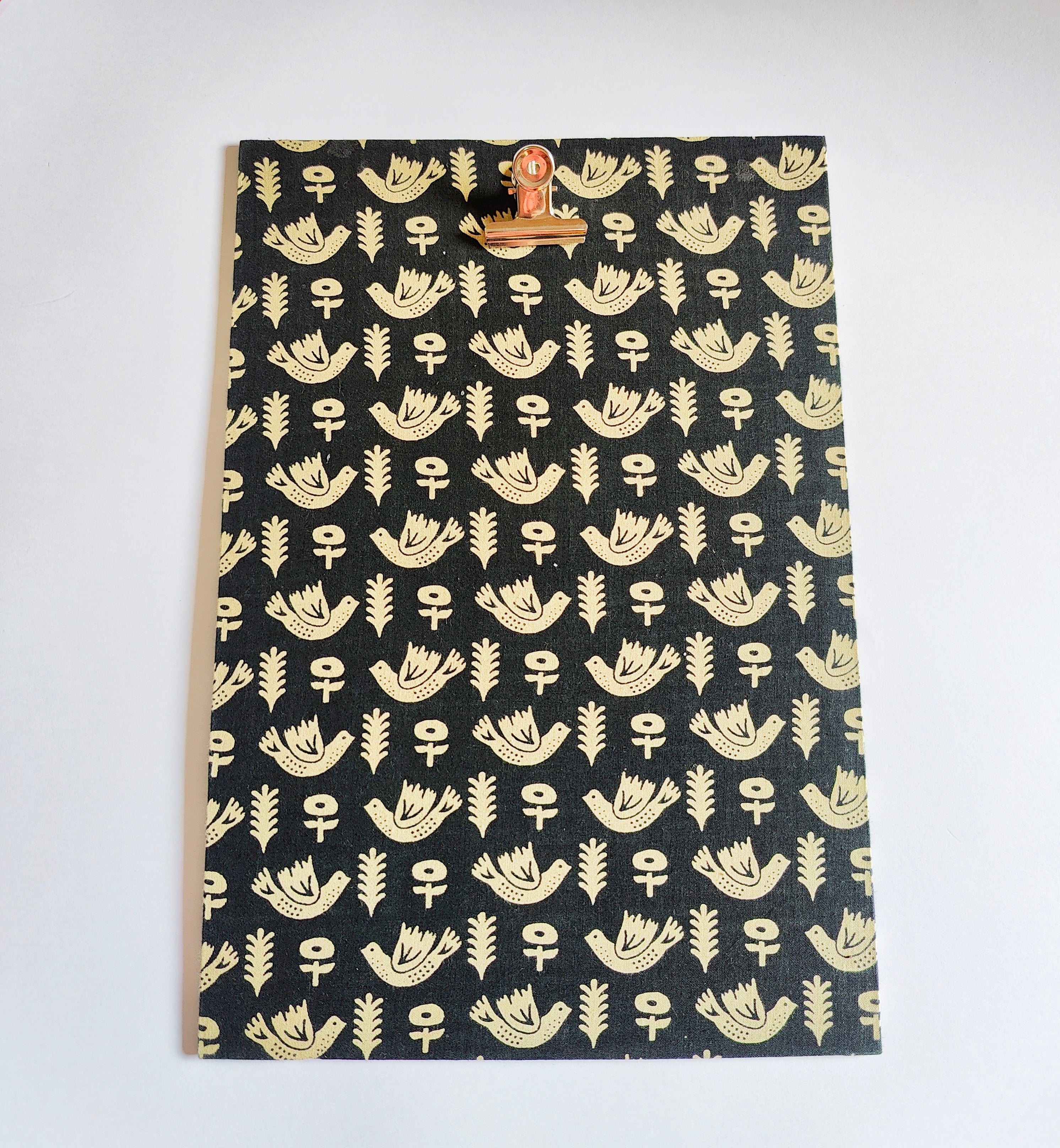 Clips pad - A4 size - Black Bird