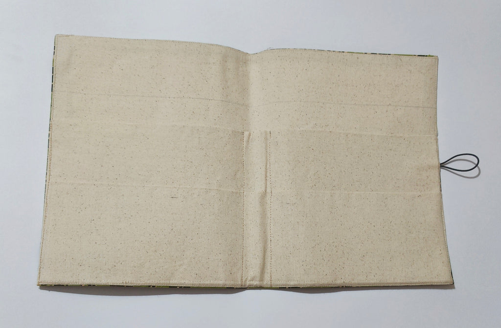 FILE FOLDER - Soft bound - A4 Size - Grey Kalamkari