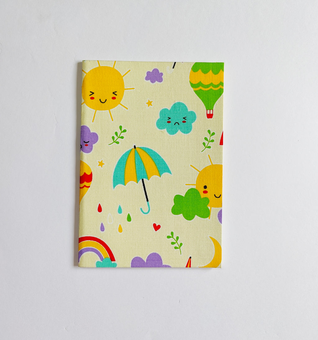 Notebooks - A5 size - Set of 3 - Ice-creams &amp; Rainbows