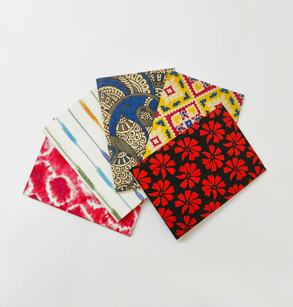 Notebooks - A6 size - Set of 5 - Truly Indian