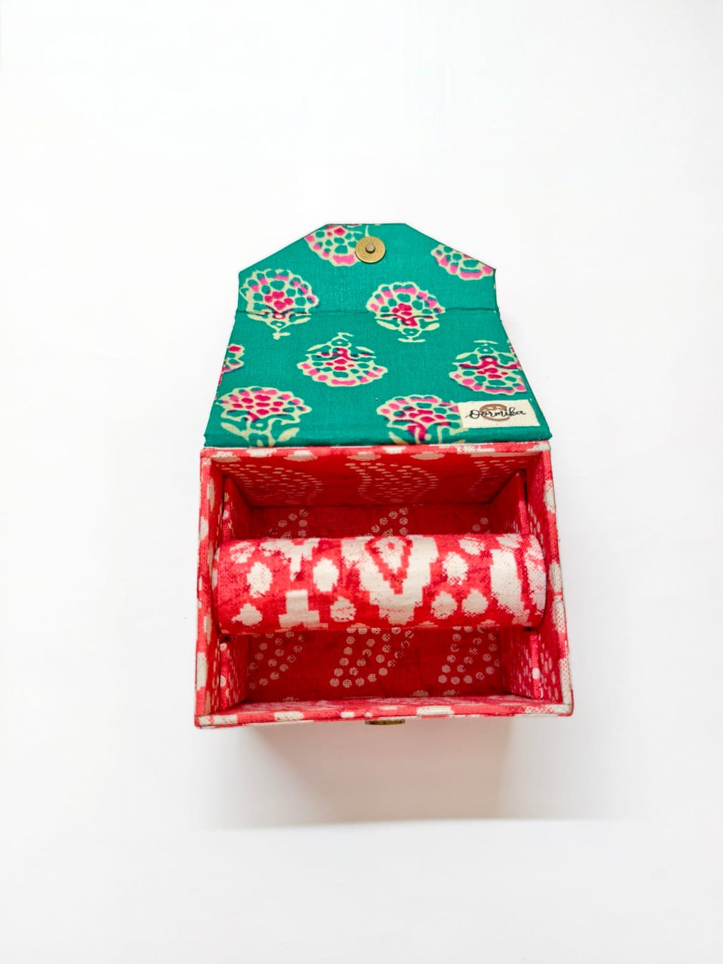 Bangle box- Small - Red &amp; Green